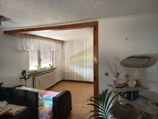 Doppelhaushälfte mit Garten, Garage und Nebengelass